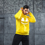 Men Graphic Hoodie Fashion Casual Men and Women Velvet Padded Hooded Sweatshirt