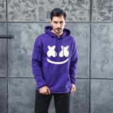 Men Graphic Hoodie Fashion Casual Men and Women Velvet Padded Hooded Sweatshirt