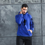 Men Graphic Hoodie Billie Eilish Hip Hop Casual Sports Hoodie Couple Fleece-Lined Men's Women's Pullover
