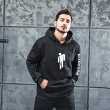 Men Graphic Hoodie Billie Eilish Hip Hop Casual Sports Hoodie Couple Fleece-Lined Men's Women's Pullover