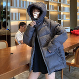Women Winter Coats Puffer Jacket Down Coat Winter Down Jacket Women's Mid-Length Thickened Hooded Jacket
