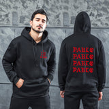 Men Graphic Hoodie Autumn and Winter Hot Popular Big Talker Couple Hooded Brushed Hoody