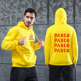 Men Graphic Hoodie Autumn and Winter Hot Popular Big Talker Couple Hooded Brushed Hoody