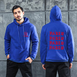 Men Graphic Hoodie Autumn and Winter Hot Popular Big Talker Couple Hooded Brushed Hoody