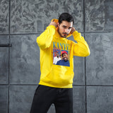 Men Graphic Hoodie Fashion Casual Kanye Men and Women Velvet Padded Hooded Sweatshirt