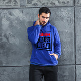 Men Graphic Hoodie Fashion Casual Chic Men And Women Velvet Padded Hooded Sweatshirt