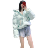 Women Winter Coats Puffer Jacket Down Coat Clothing Winter Thin Hood Winter Coat