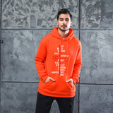 Men Graphic Hoodie Fashion Casual Men and Women Velvet Padded Hooded Sweatshirt