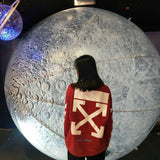 Autumn and Winter European and American Arrow round Neck Sweater Large Size Retro Sports Men's Clothing Owt sweatshirt