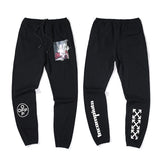 Casual Trousers Ow Arrow Print Plus Size Loose Sweatpants Owt