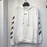 Spring and Autumn Arrow Print Ow Pullover  Sweater Owt hoodie