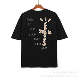 Cactus Jack McDonalds Shirt Lightning Print Men's and Women's Short-Sleeved T-shirt