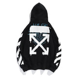 Ow Hooded Sweater Men's Hip Hop Loose  Sweater Plus Size Casual Men's Clothing Owt hoodie