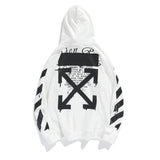 Ow Hooded Sweater Men's Hip Hop Loose  Sweater Plus Size Casual Men's Clothing Owt hoodie