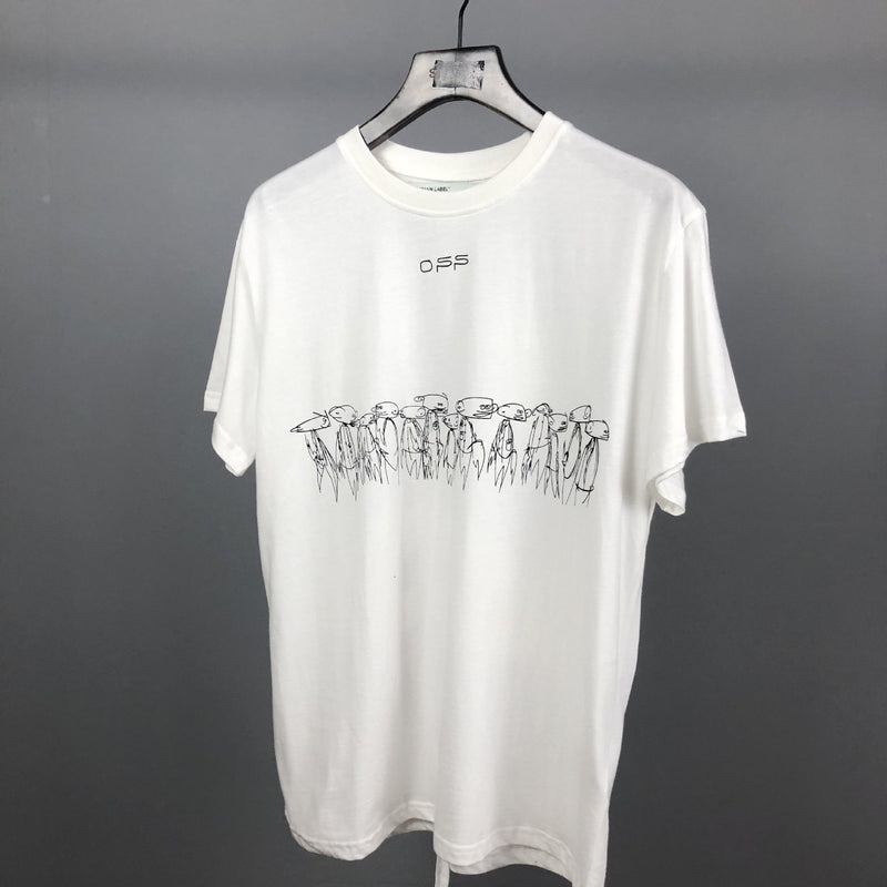 Spring/Summer Letter Print Men's Large Size Casual Short Sleeve Owt t shirt