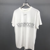 Spring/Summer Letter Print Men's Large Size Casual Short Sleeve Owt t shirt