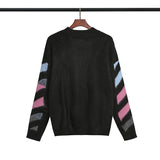 Autumn and Winter Ow Gradient Arrow Wool Men's and Women's Loose Owt sweater