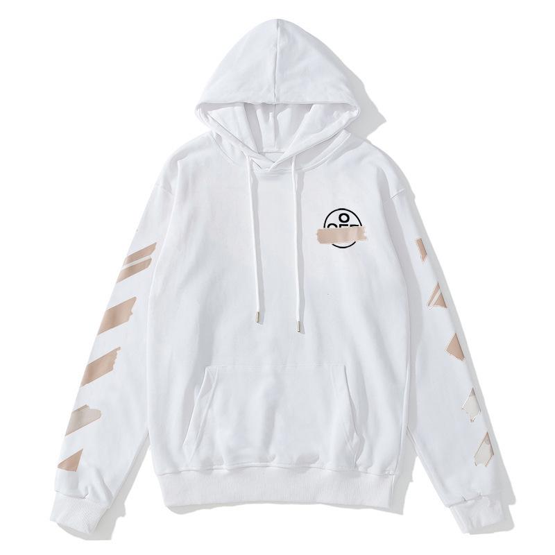Sweater Autumn Ow Arrow Print Sweater Pure Cotton Loose Men's and Women's Coats Owt hoodie
