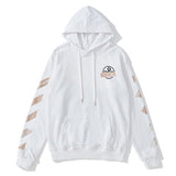 Sweater Autumn Ow Arrow Print Sweater Pure Cotton Loose Men's and Women's Coats Owt hoodie