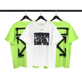 Ow short sleeve Tshirt Men's Large Size Casual Fashion Owt t shirt