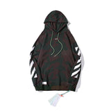 Arrow Print Men and Women Sleeve Cap Casual and Comfortable Owt hoodie