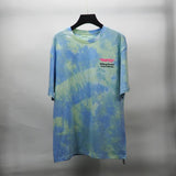 Summer Cartoon Anime Print Arrow Round Neck Tshirt Color Matching Casual Short Sleeve Men Owt t shirt