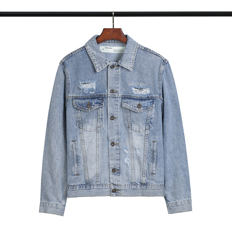 Varsity Jacket Embroidery Hang Rope Letter Arrow