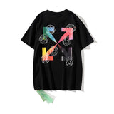 Ow round Neck Short Sleeve Men's and Women's Tshirt Casual Fashionable Owt t shirt