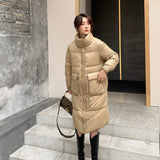 Women Winter Coats Puffer Jacket Down Coat Bread Coat Down Jacket Women's Winter Clothes Thickened White Duck Down Coat