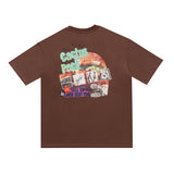 Cactus Jack McDonalds Shirt Travis Scott Cactus Jack Printed Short Sleeve T-shirt