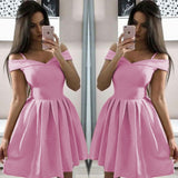 Homecoming Dresses Women's Waist Pleated Dress