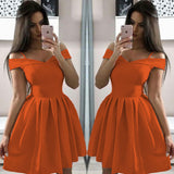 Homecoming Dresses Women's Waist Pleated Dress