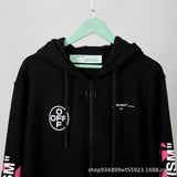 Spring and Autumn Men's and Women's Digital Printing Arrow Cardigan Zipper Coat Owt hoodie