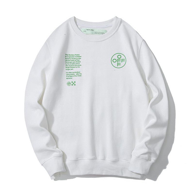 Letter Print Pullover Round Neck Sweater Owt sweatshirt
