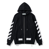 Printed Cardigan Zipper Hooded Coat Plus Size Casual Men's Clothing Owt hoodie
