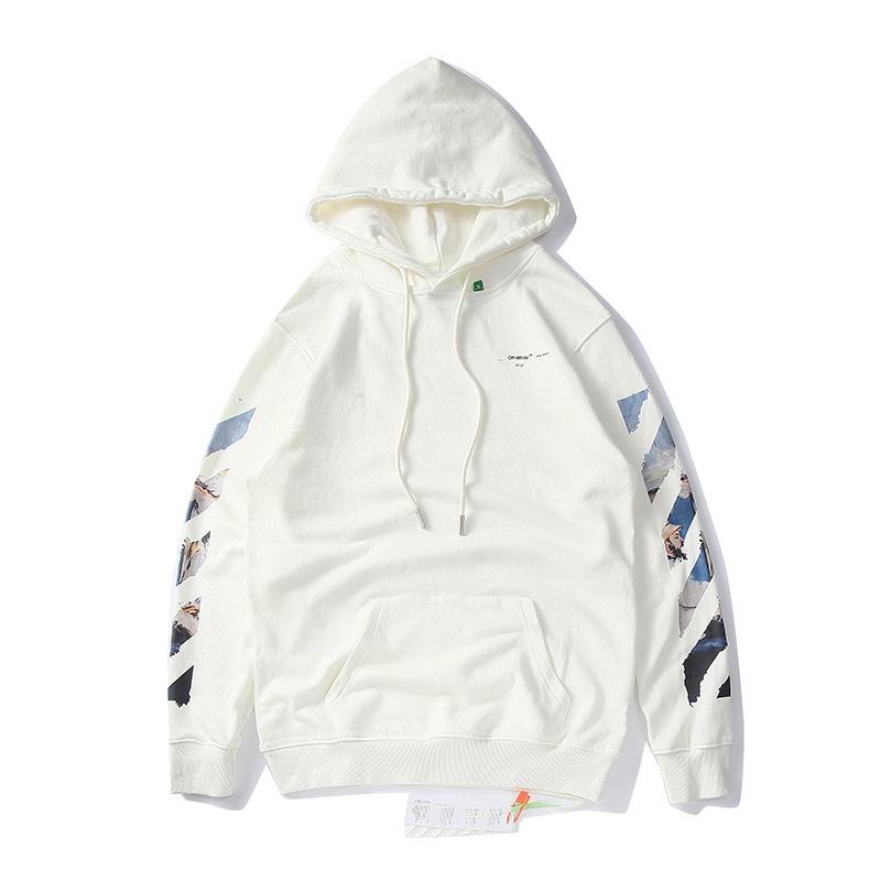 Sweater Couple Autumn and Winter Arrow Hooded Pullover s Plus Size Casual and Comfortable Owt hoodie
