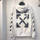 Spring and Autumn Arrow Print Ow Pullover  Sweater Owt hoodie