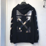 Spring and Autumn Arrow Print Ow Pullover  Sweater Owt hoodie