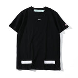 Summer Menswear Arrow Print Ow Short Sleeve Tshirt Owt t shirt