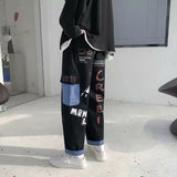 Grafitti Sweatshirts Pants Men's Autumn Loose Trousers