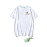 Summer Printed Men's and Women's short sleeve Tshirt Bottoming Shirt Owt t shirt