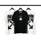 OW Head Print Tee Men's and Women's short sleeve Tshirt Owt t shirt