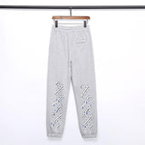 Men's Clothing Print Cotton Terry Trousers Casual Pants Owt