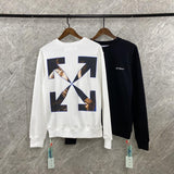Printed Pullover Sweatshirt Men's And Women's plus Size Retro Sports Owt