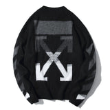 Coat Sweater Warm Autumn Ow Printed Sweater for Men Owt