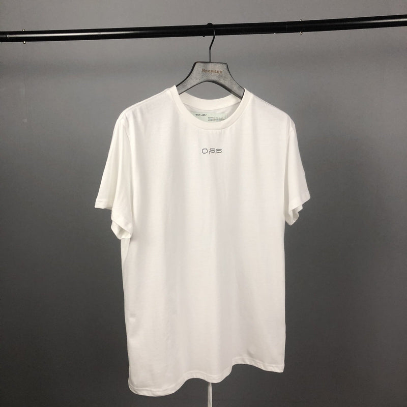 Ow Summer Men's and Women's Line Printed short sleeve Tshirt Owt t shirt