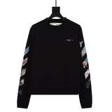 Arrow Crew Neck Pullover Sweatshirt Male And Female Large Size Leisure Owt