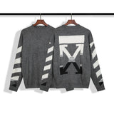 Autumn and Winter Men's and Women's Loose Ow Knitted Sweater Large Size Casual Men's Clothing Owt