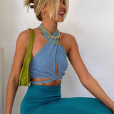 Music Festivals Rave Outfits Girls Tops Autumn and Winter Women's Fashion Slim Vest for Women