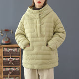 Women Winter Coats Puffer Jacket Down Coat Long Sleeve Hooded Down Jacket Women's Winter Lightweight White Duck Down Coat